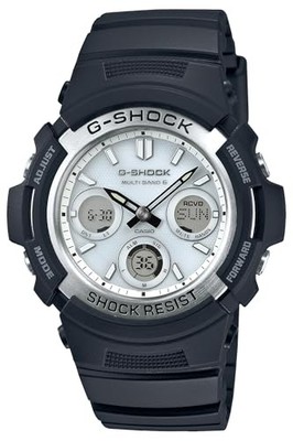 Casio G-Shock AWG-M100S-7AJF Atom Solar Uhr Herren Weiß Analog Digital 200M