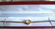 Rotary  solid gold ladies quartz  watch  early 1980s. my ref no 122..
