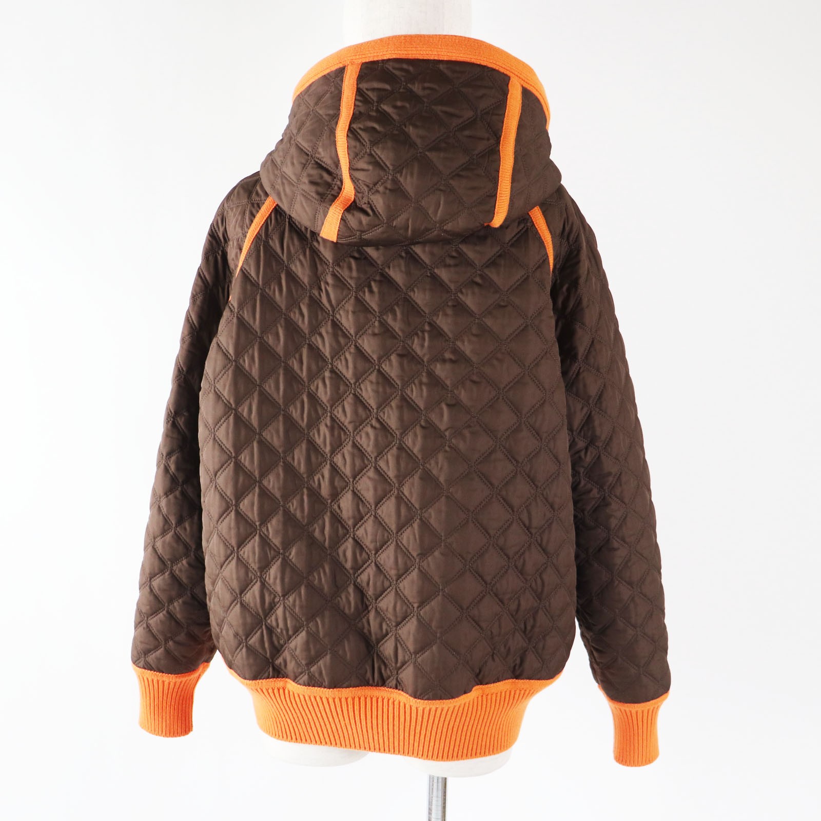 Excellent HERMES Down jacket   down knit blouson/… - image 8