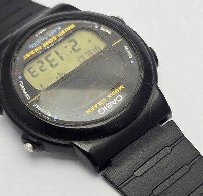 Casio Moon Graph GMW-15 Alarm Chrono 832 Digital Vintage Men's