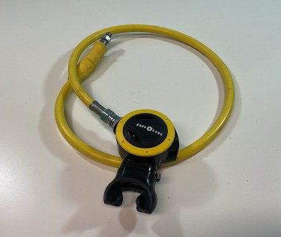 Aqua Lung ABS Yellow Scuba Octo Octopus 2nd Stage Alternate With Hose