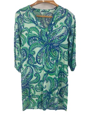 Lilly Pulitzer Women Rossmore Dress Small Colorful Paisley Beach Tropical Resort