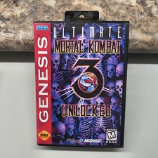 Ultimate Mortal Kombat 3 "Unlocked Edition" for Sega Genesis with case