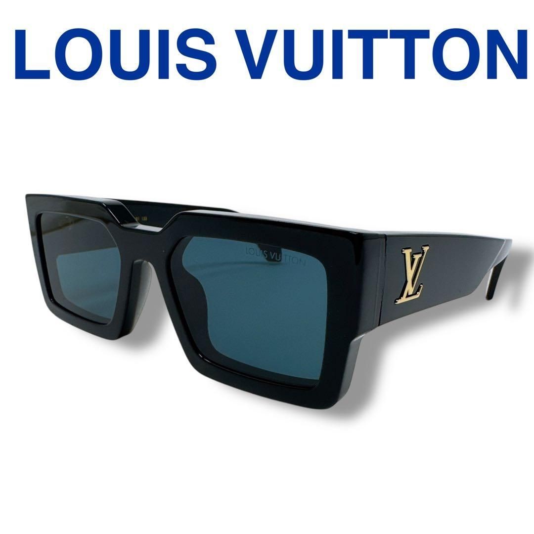Louis Vuitton Z1579E LV Crush Square Black Sunglasses Men UV