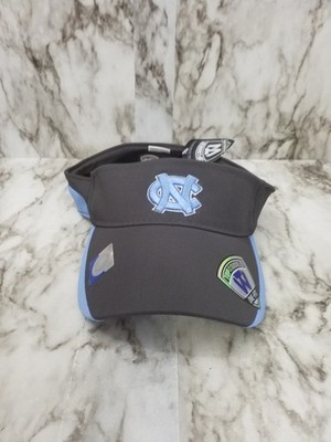 North Carolina Tarheels Hat Visor Gray One Fit Embroidered Top Of The World Mens