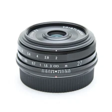 Voigtlander ULTRON 27mm F/2 Black (for Fujifilm X mount) -Near Mint- #243