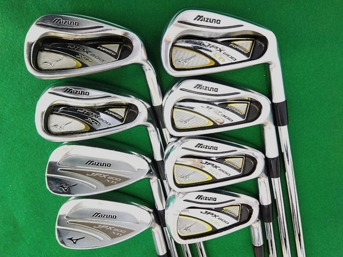 ミズノJPX-800フォージド 8本セット Mizuno JPX 800 XD Iron Set 8pcs 