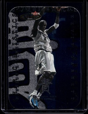 2001 Fleer Futures Basketball Kevin Garnett #4C Characteristics