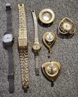 Vintage Ladies Manual Wind-up Watch Lot USED Working 7 Total Timex Seiko + More