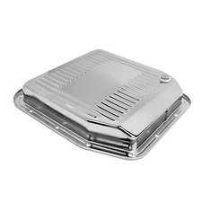 84-93 Ford Mustang Aod Transmission Pan W Drain Plug Chrome 84-93 Ford Mustang Aod Transmission Pan W Drain Plug Chrome