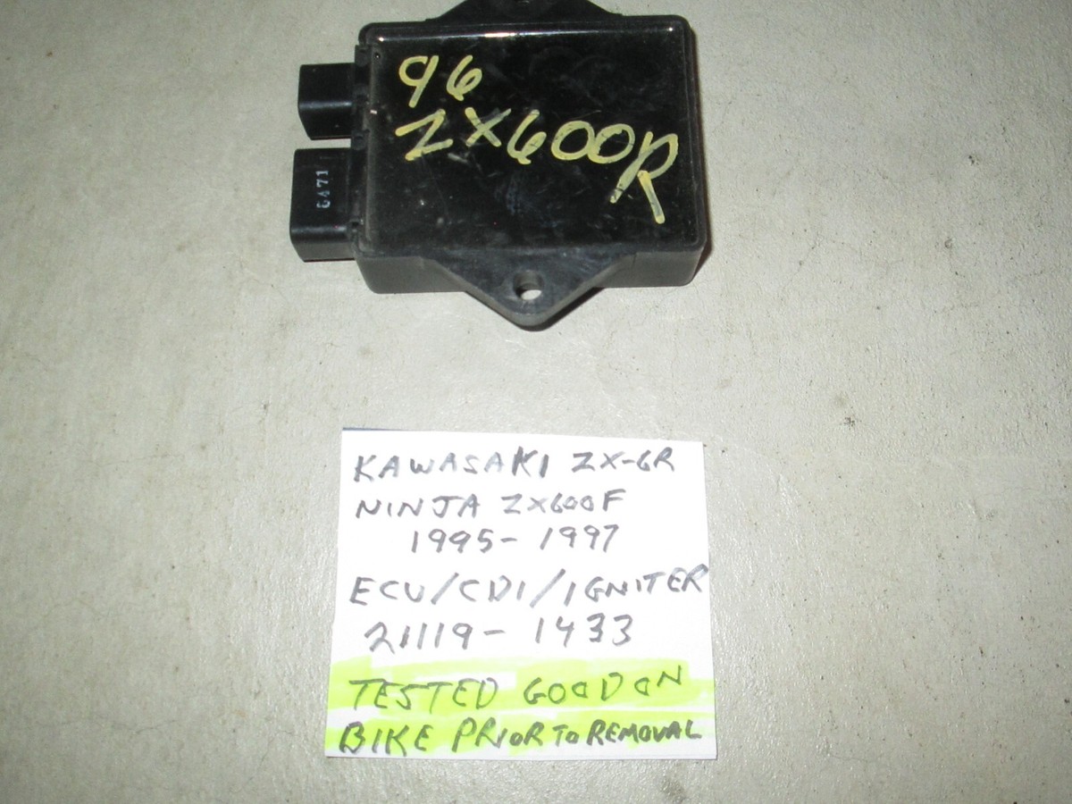 1995-1997 Kawasaki Ninja ZX-6R ZX600-F OEM Igniter CDI ECU 1995-1997 Kawasaki Ninja ZX-6R ZX600-F OEM Igniter CDI ECU