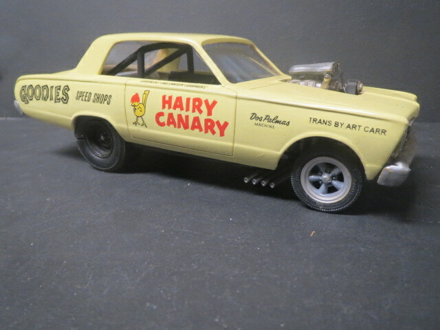 Hairy Canary 66' Valiant AWB 1/25 Decal from Fremont Racing Specialties