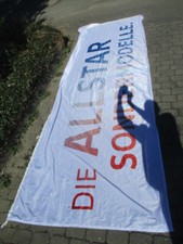 VW Allstar Fahne Flagge Polyester Großformat Format für Händler 150x400cm