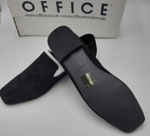 Office London Black Fletcher Pointed Slip on US size 9 UK size 6 New in Box - Picture 2 of 4