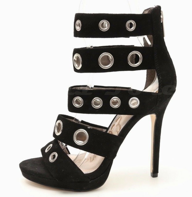 sam edelman black suede sandals