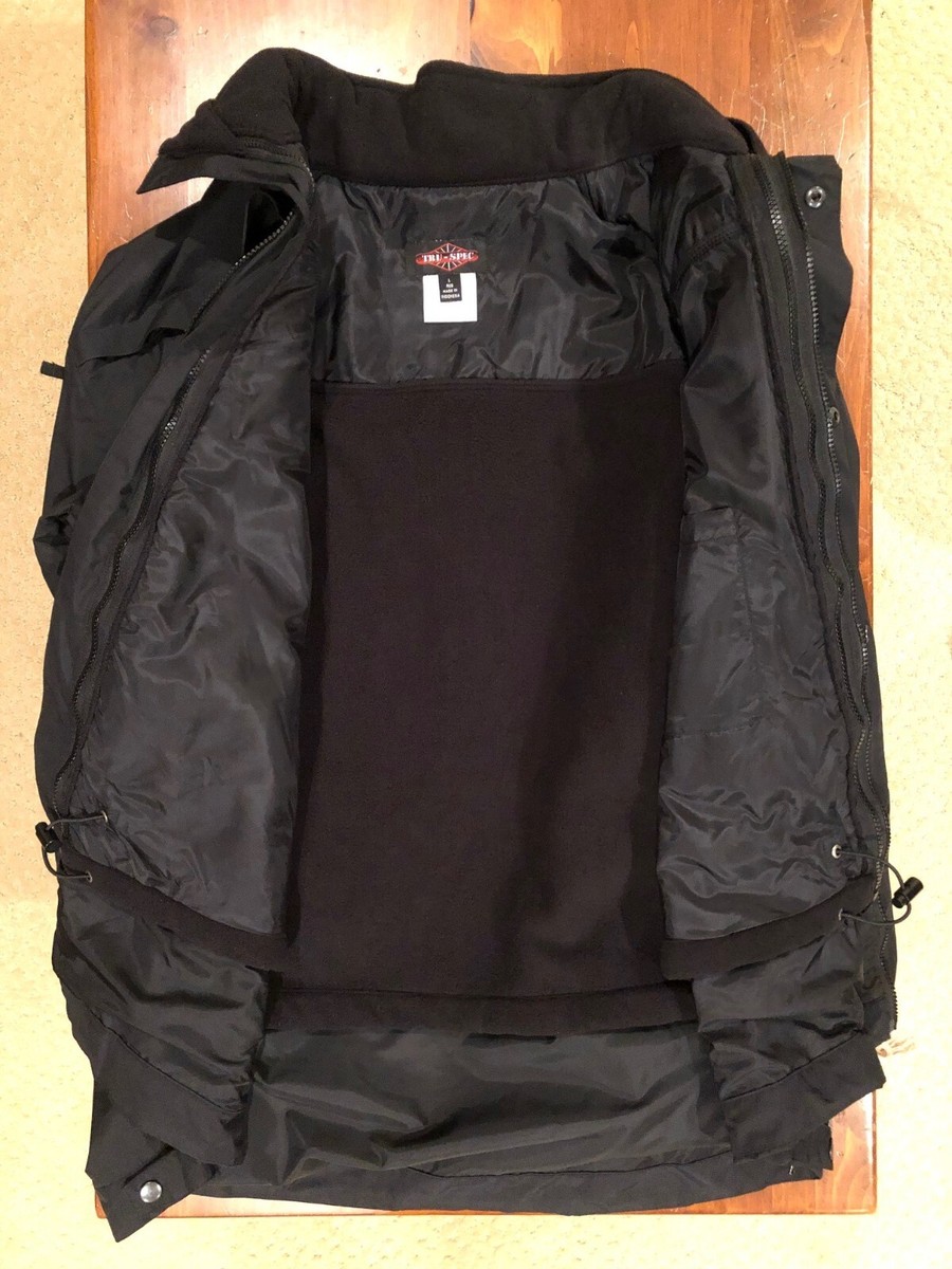 TruSpec 24-7 Series 3 in 1 Black Tactical Weather Shield Jacket