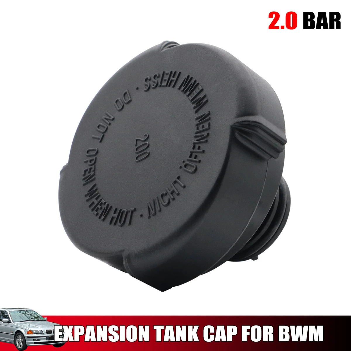 Pressure Radiator Cap 2.0 Bar For BMW E36 E46 E30 E39 E32 Coupe
