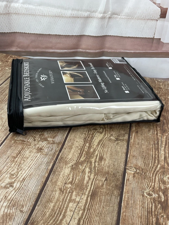 Falda Cama Ajustable Veratex Cal.King, Color Chocolate "Sube Tu Falda"  Foto 2 de 4