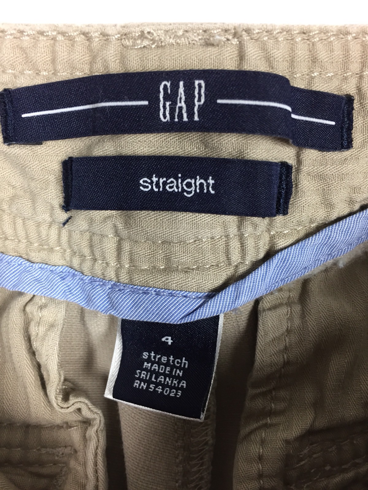 Gap Capri Pants Size 4 Tan Straight Stretch Ribbed Cropped Casual eBay