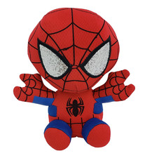 TY Original Spider Man Marvel Red Blue Stuffed Animal Beanie Baby Plush Toy