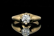  8,200 Bvlgari Bulgari Corona GIA 0.58ct E VVS2 Engagement Ring 4.25