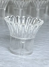 Vtg Christmas Covers Reflector Mini Light Flower Bulb String Lights Lot Of 45