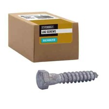 EVERBILT 3/8 inch x 2 inch Hex Galvanized Lag Bolts Screws 25-Pack 263257