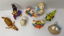 Vintage LOT Burger King Kids Club 1998 Rugrats Movie Meal Toys, Used