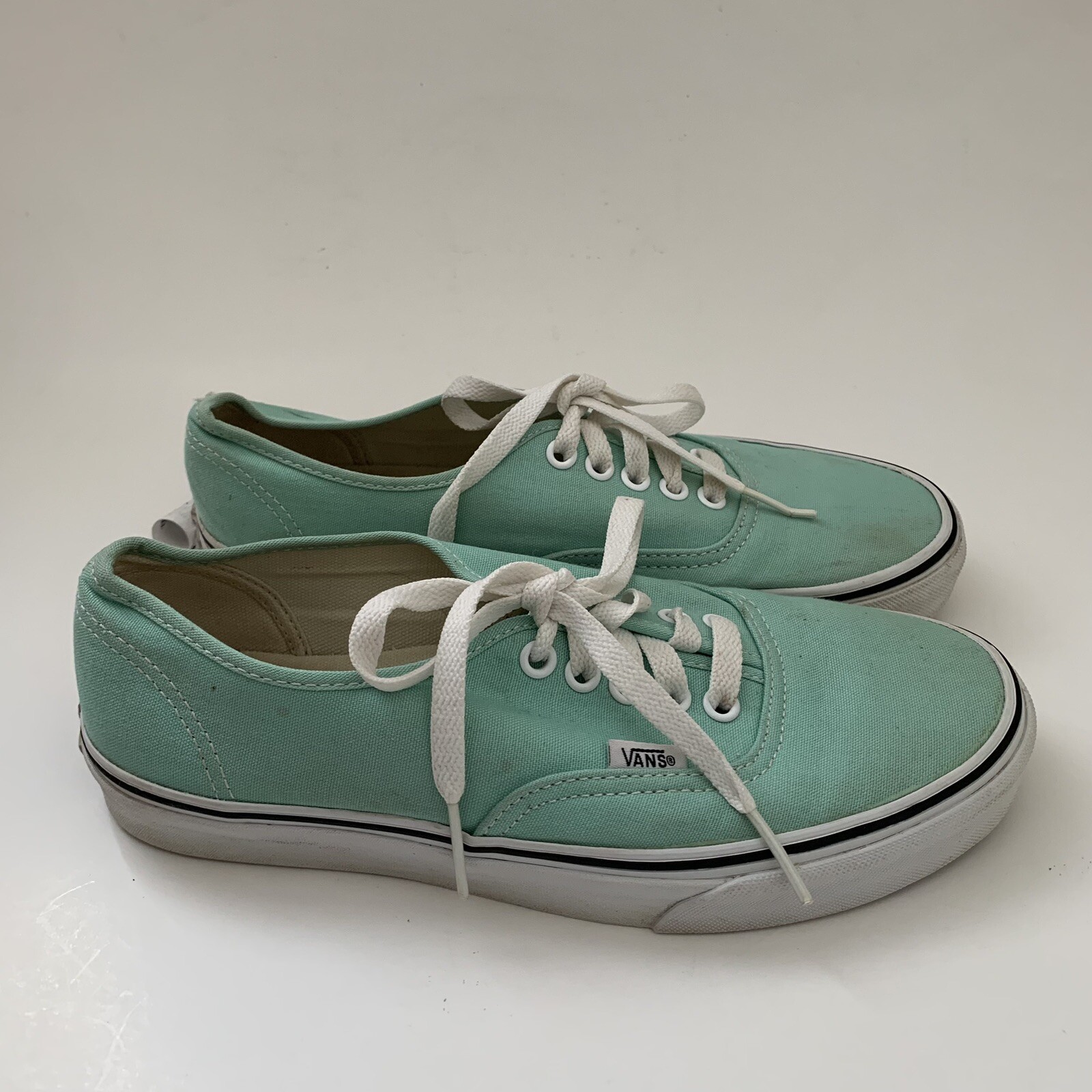 Vans Off The Wall TB9C Mint Green Skateboard Sneakers Womens 8 mens 6.5