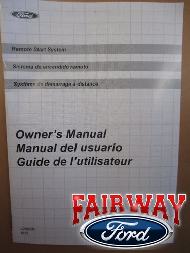 2011 thru 2015 Explorer OEM Genuine Ford Scalable Remote Start & Security Kit - Picture 6 of 10