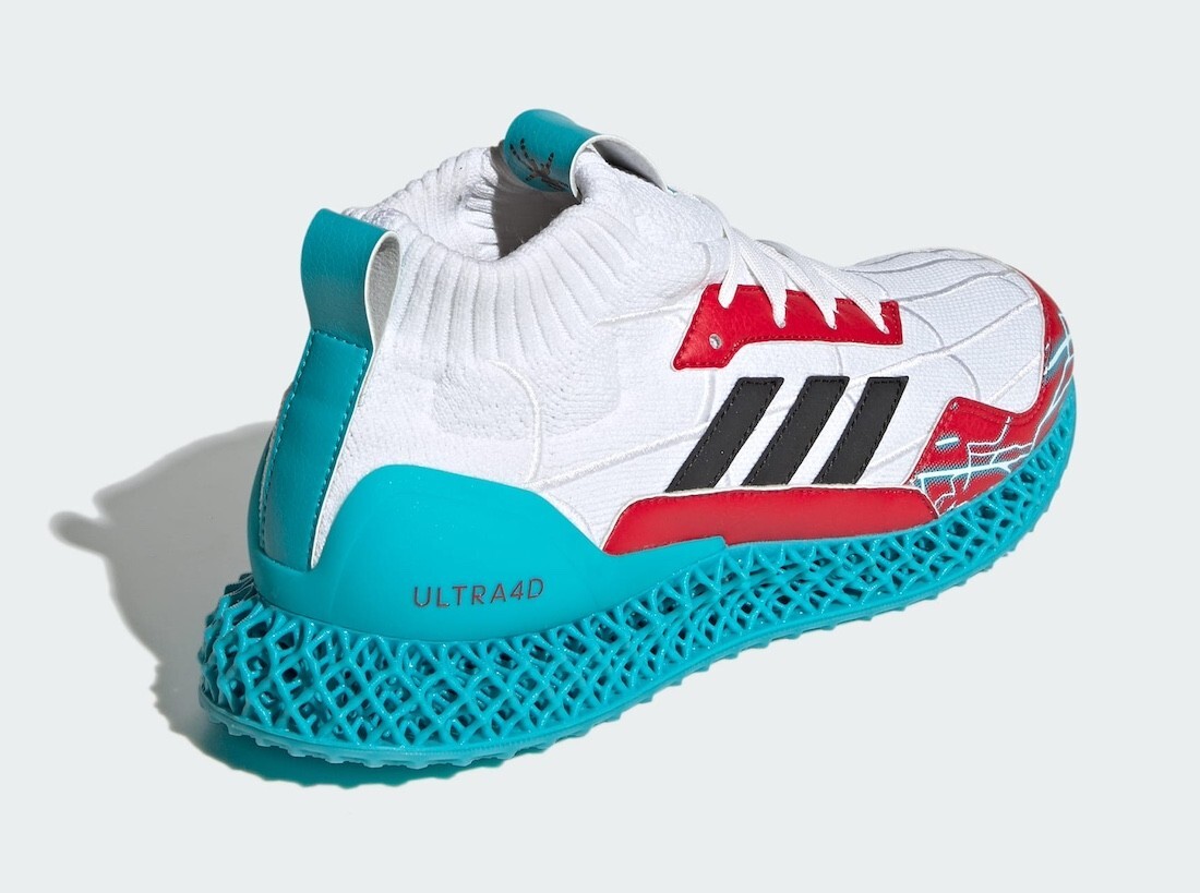 Adidas Marvel Spiderman 2 Ultra 4D Mid Mens Running Shoes White