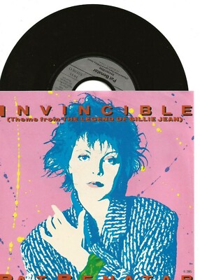 PAT BENATAR INVINCIBLE 2 VERSIONS RARE ORIGINAL SINGLE FROM GERMANY