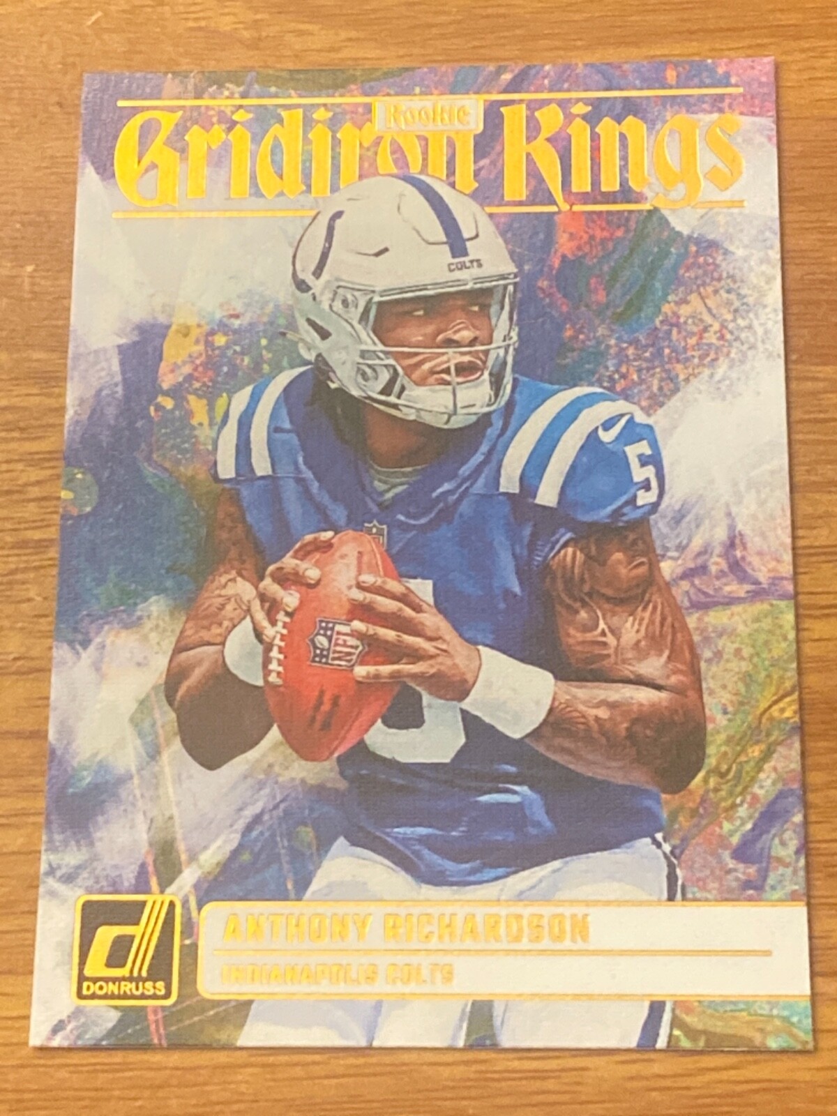 2023 Donruss Gridiron Kings RC Anthony Richardson RGK2 Indianapolis Colts Gators