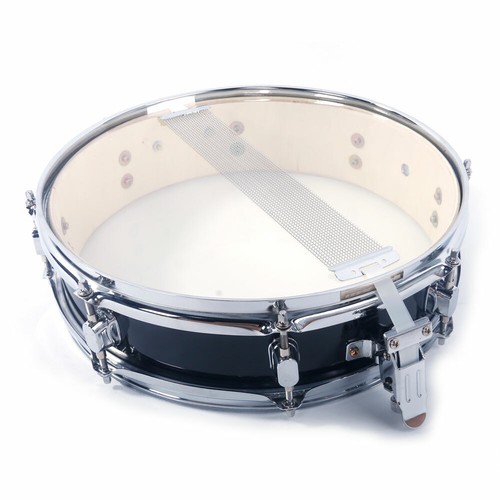 US 13x3.5"Snare Drum Poplar Wood Professional w/Drumsticks&Drum Key&Strap Black - Picture 4 of 10
