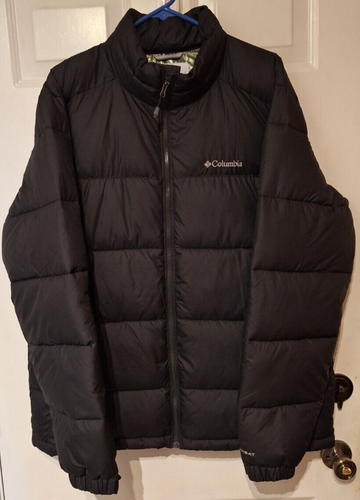 Columbia Omni wärmeisolierte gefütterte Herrenjacke durchgehender Reißverschluss Large schwarz - Bild 4 von 13