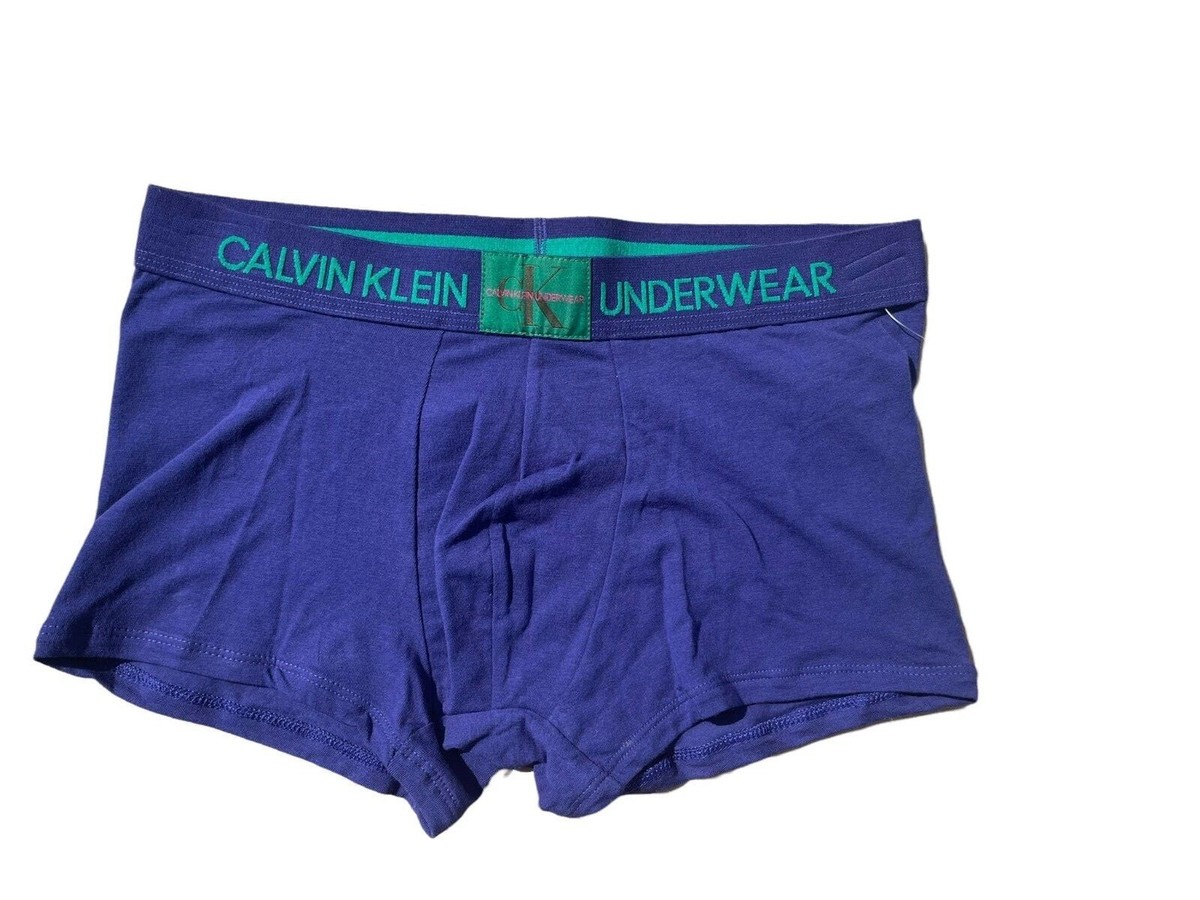 CALVIN KLEIN PURPLE 1981 BOXER BRIEF TRUNK BRAND NEW MEDIUM UK