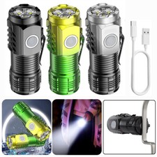 1000000 Lumens Super Bright LED Tactical Flashlight Rechargeable LED Work Light