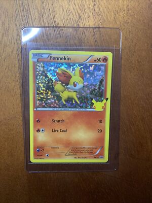 fennekin mcdonalds pokemon card (14/25) [McDonald's 25th Anniversary] The item available is listed in the Title Fennekin - 3/12 - McDonald's