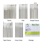 Wave Dental Burs FG 330 557 245 Carbide Burr Friction Grip Round Pear High Speed