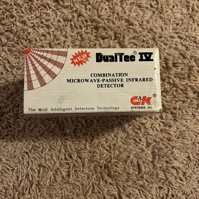 DualTec IV DT420T Motion Sensor RARE Hard To Find New In Box C&K Systems