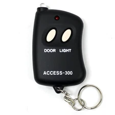 10 Digit Code Mini Remote Control Garage Door Gate Transmitter w/ Flashlight