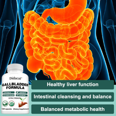 Complément Alimentaire Enzymes Digestives & Sels Biliaires - Soutien Foie/vésicule - 30/60/120 Gélules