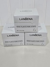  3  LANBENA Blackhead Remover Cream Facial Nose Plant Pore Strips Acne Peel Off