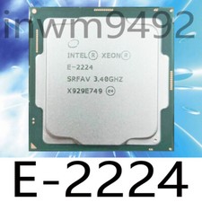 Intel Xeon E-2224 3.4-4.6 GHZ 4 Core 8 MB Srfav LGA1151 71W CPU Processor