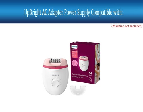 Netzadapter für Philips BRE235 Satinelle Essential Compact Haarentfernung Epilierer - Bild 2 von 4