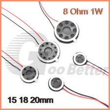 Micro Mini Round Loudspeaker 8 Ohm 1W with 1.25mm Plug Small Speaker Loudspeaker
