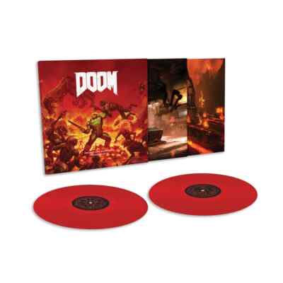 Doom Deluxe Video Game Soundtrack Red Vinyl Record 2 LP Eternal Classic VGM