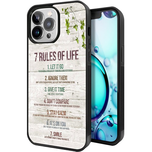 Phone Case, TPU Protective Case Inspirational Quotes Scratch-Resistant Cover