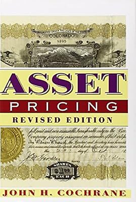 Asset Pricing, Cochrane, John H., Used; Good Book