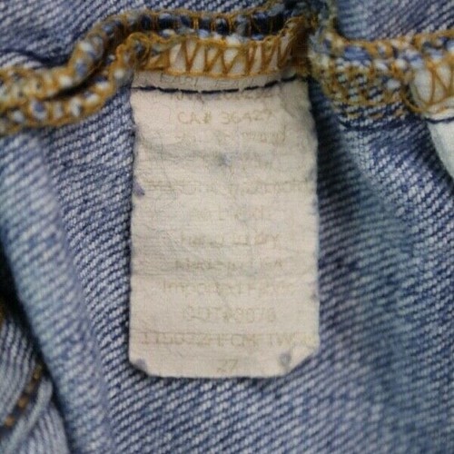 Pantalones de mezclilla para mujer Earl Jean corte bota elásticos EE. UU. dobladillo deshilachado crudo talla 27 (Sr 27x27) - Imagen 5 de 8